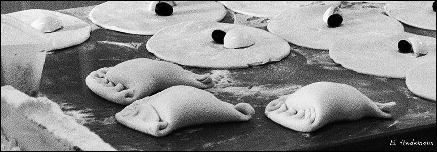 store making empanadas